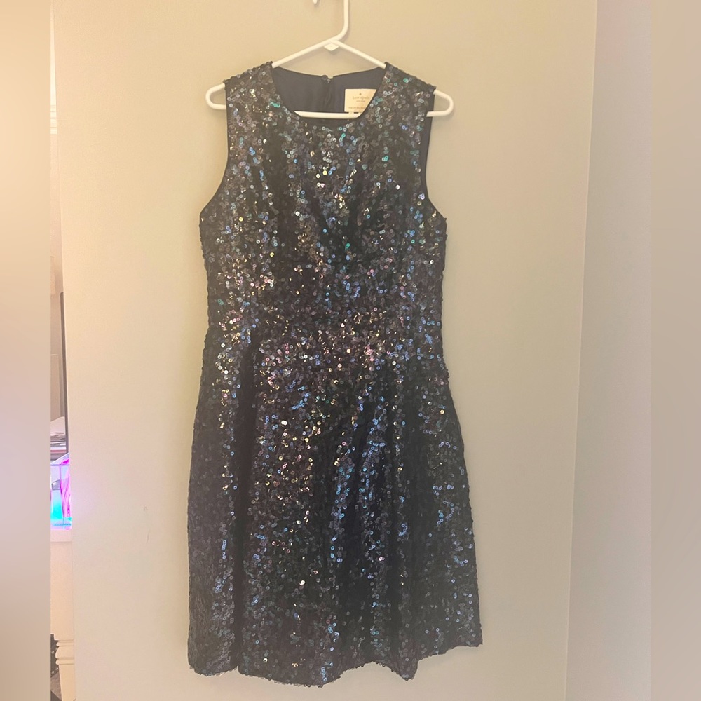 Kate Spade Navy Sequin Party Dress